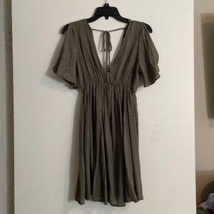 Olive skater dress never worn